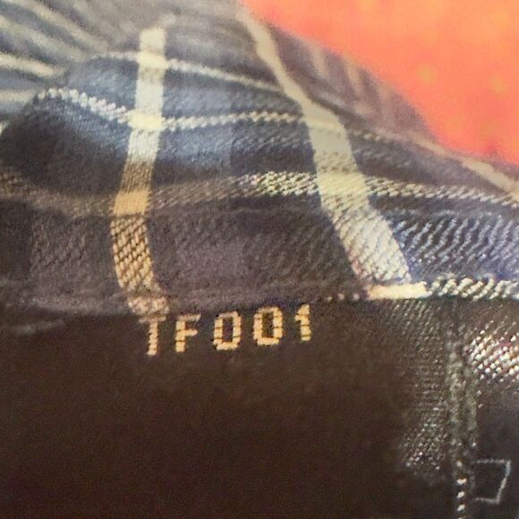 TOM FORD Blue Check Print Button-up Dress Shirt Men Long Sleeve Sz 44, 17 1/2 - Picture 13 of 16